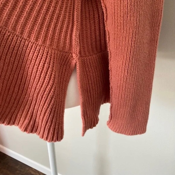 NWT FREE PEOPLE | Layer Cake Ribbed Turtleneck Sweater in Rose Icing Size XS - Picture 11 of 15